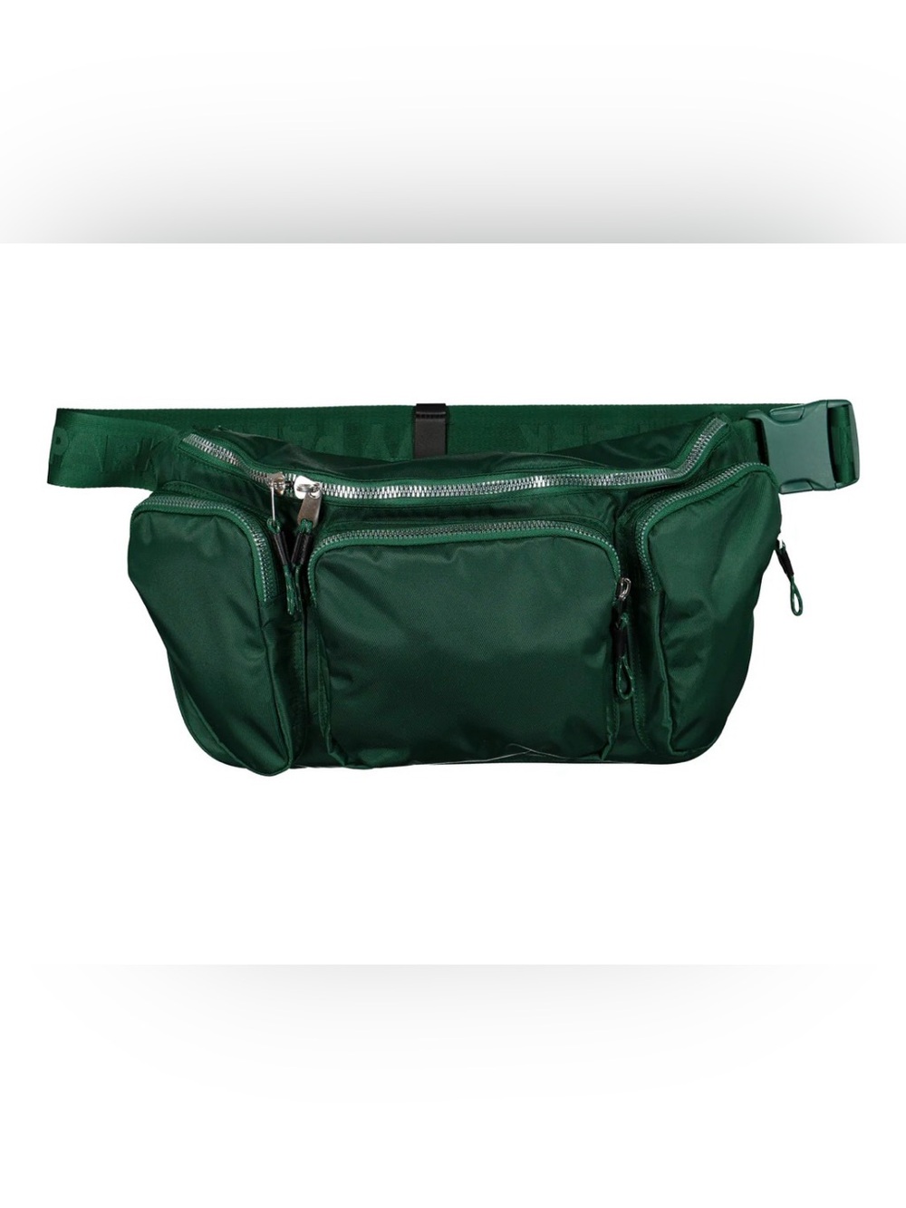 Men's Forest Green Multi-Pocket Belt Bag - Unbranded